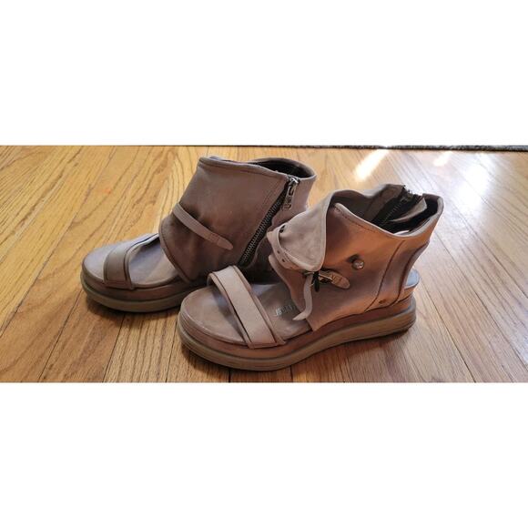 A.S.98 Airstep LAGOS Women's 37EU Tan Leather Sandals 6.5 - 7 US Wear Leather - Picture 1 of 9